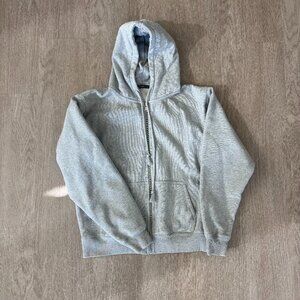 brandy melville gray zip up